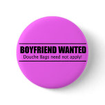 Boyfriend Wanted Buttons