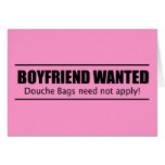 Boyfriend Wanted Greeting Card
