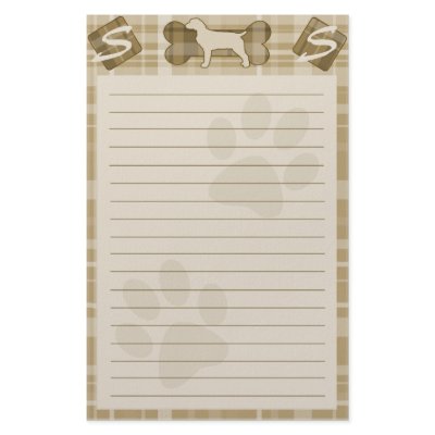 Boykin Spaniel Dog Breed Stationery by MenagerieMayhem