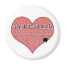 Boykin Spaniel Paw Prints Dog Humor Fridge Magnets