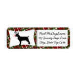 Boykin Spaniel Reindeer Christmas Return Address Label