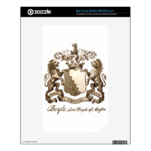 BOYLE FAMILY CREST NOOK COLOR DECAL