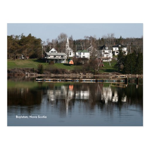 Boylston, Nova Scotia Postcard Zazzle