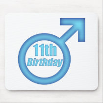 Boys 11th Birthday Gifts mousepads