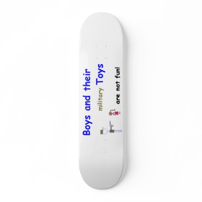 Boys and Their Toys Skate Deck by allinharmony