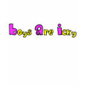 Boys Are Icky T-Shirt by TheFamousLabel Boys Are Icky T-Shirt