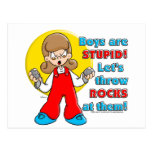 Boy's are Stupid ... Post Cards