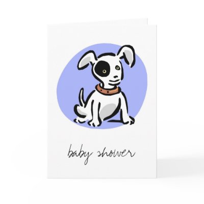 Boy's Baby Shower Invitation Greeting Cards by slinky789