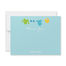 Boys Baby Shower Thank You Note invitations