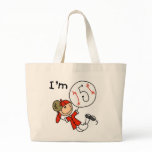 Boy's Baseball I'm 5 Tshirts and Gifts Canvas Bags