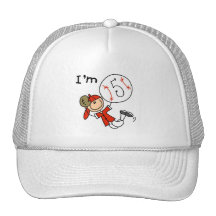 Boy's Baseball I'm 5 Tshirts and Gifts Trucker Hats