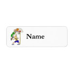 boys basketball players return address labels