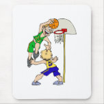 boys basketball players mousepads