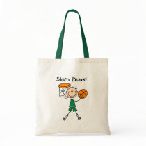 Boys Basketball Slam Dunk bags by stick_figures Boys Basketball Slam Dunk bags