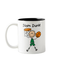 Boys Basketball Slam Dunk Mug