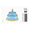 Boy's Birthday Cake postage by Maria_K_Bell Boy's Birthday Cake postage