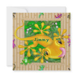 Boy's Birthday Gecko Invitations