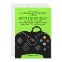 BOYS Birthday Video Game Station Party Invitation by allpetscherished BOYS Birthday Video Game Station Party Invitation