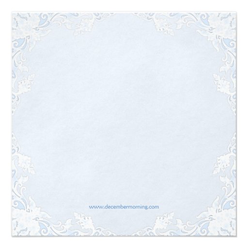 Boys Blue Rosary Christening Invitations