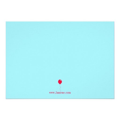 Boy's bounce house birthday party invitation
