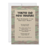 Boys Camo Army Invitations