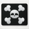 Boy's Cartoon Skull Mousepad by halegrafx Boy's Cartoon Skull Mousepad
