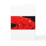 Boy's Chinese Costume, abstract 2 Greeting Cards