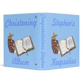 Boys Christenings Book binder