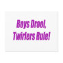 BOYS DROOL TWIRLERS RULE - PURPLE.psd Post Cards