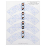 Boy's First Birthday Cupcake Cosie - Customizable Letterhead Design