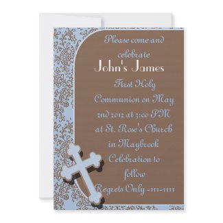 Boys First Holy Communion Invitations invitation