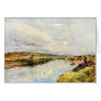fishing, watercolor, painting, art, boys, nature,