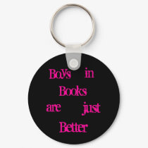 Boys in books keychains by Twilighter Boys in books keychains