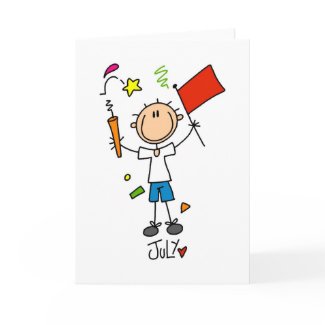 Boy's July Birthday card