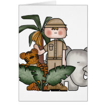 Boys Jungle Safari cards