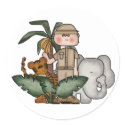 Boys Jungle Safari stickers by toddlersplace Boys Jungle Safari stickers