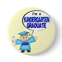 Boys Kindergarten Graduate / Graduation Button by jamiecreates1 Boys Kindergarten Graduate / Graduation Button