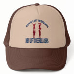 BOYS LIFT WEIGHTS MEN LIFT CHEERLEADERS TRUCKER HATS