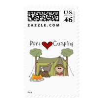 Boys Love Camping postage by toddlersplace Boys Love Camping postage