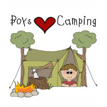 Boys Love Camping t-shirts by toddlersplace Boys Love Camping t-shirts