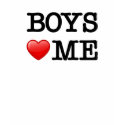 Boys love me t-shirts by shirtster Boys love me t-shirts