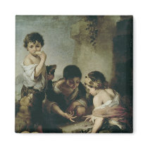 Boys Playing Dice, c.1670-75 Refrigerator Magnet