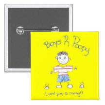 Boys R Poopy Button