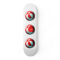 Boys Red Football Skateboard