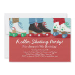 Boys Roller Skating Party Invitations