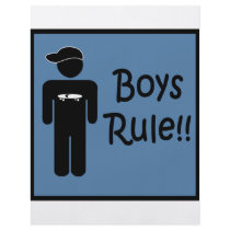 Boys Rule flyers