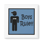 Boys Rule Magnet