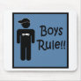 Boys Rule Mouse Pad