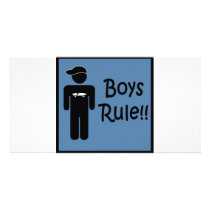 Boys Rule photo cards by definnativearts Boys Rule photo cards