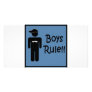 Boys Rule Customized Photo Card